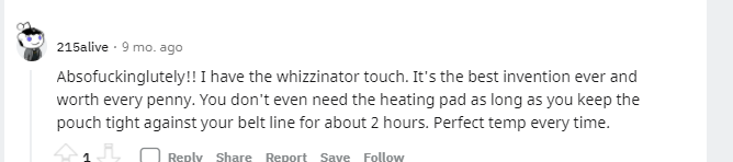 Whizzinator positive review